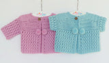crochet pattern baby pom pom cardigan