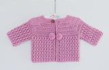 Bobtail cardigan crochet pattern