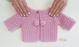 Baby cardigan crochet pattern