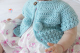 Bobtail cardigan crochet pattern