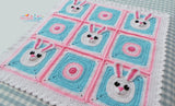 Granny square Bunny blanket 