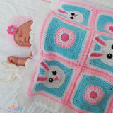 Crochet Bunny blanket pattern