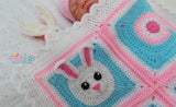 Bunny Granny square pattern