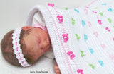 Butterflies blanket pattern 