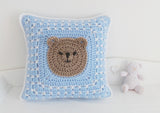 Teddy Bear pillow crochet pattern