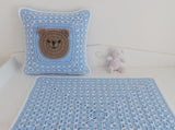 Teddy Bear crochet Pillow Pattern