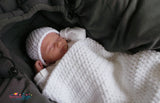 Hospital Hat and blanket crochet pattern