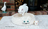 Cat bed pattern