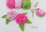 Flower applique pattern 