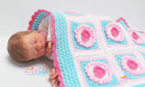 Cupcake Heart blanket UK