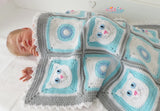 Cat Blanket crochet Pattern