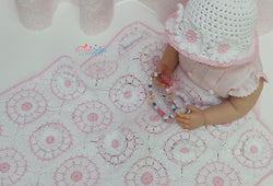Dainty Daisies Crochet Blanket Pattern