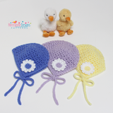 V stitch bonnet pattern