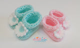 Baby shoes crochet pattern