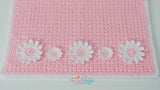 Daisy blanket crochet pattern