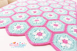 Crochet hexagon blanket