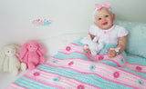 Crochet Flower blanket pattern