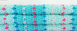 Colourful baby blanket crochet pattern