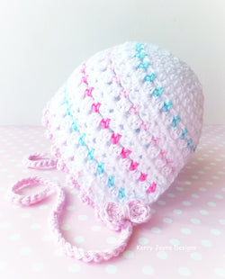 Baby Bonnet Crochet Pattern