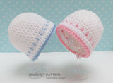 Baby bonnet pattern