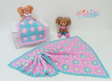 Dolls Blanket crochet pattern