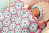 Baby hexagon blanket pattern