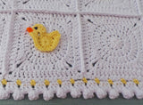 Yellow duck crochet pattern