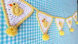 Duck garland crochet pattern