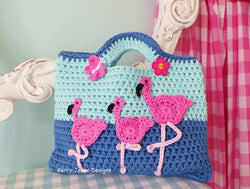 Dancing Flamingo Bag Pattern USA