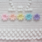 Popcorn Flower Crochet Pattern