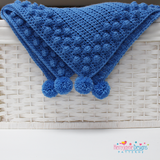 Pom pom blanket crochet pattern
