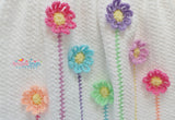 Crochet flower blanket pattern