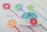 Crochet flower hat pattern