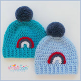 Rainbow Baby hat pattern
