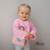 Girls cardigan crochet pattern