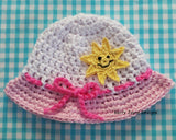 Happy sun hat pattern