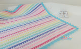 Ice cream blanket Crochet Pattern USA