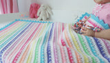 Colourful crochet blanket pattern