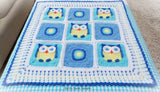 Owl baby crochet blanket