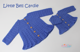 Peplum cardigan crochet pattern