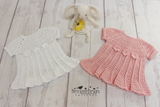 Little girls crochet dress