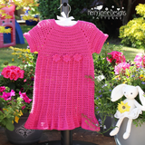 Pink dress crochet pattern