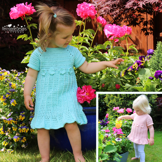 Crochet little girl deals dress