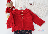Little Bow Cardigan Crochet pattern