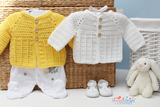 Yellow cardigan crochet pattern