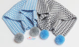 Baby boy crochet blanket pattern