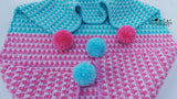 Little Moss stitch blanket crochet pattern