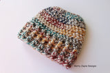 Bun hat crochet pattern