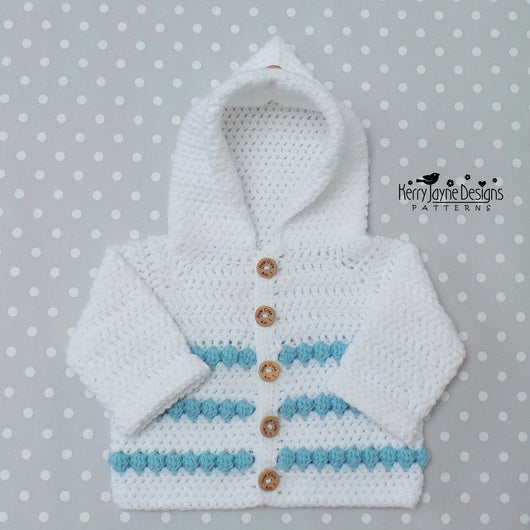 My First Hoodie Crochet Pattern UK Kerry Jayne Designs Ltd
