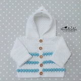 Baby hoodie crochet pattern